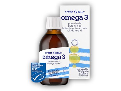 Arctic blue Omega 3 150ml (450mg DHA, 380mg EPA & Vitamin D 400IU)