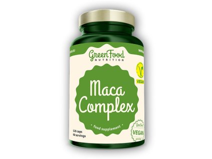 GreenFood Nutrition Maca complex 120 kapslí
