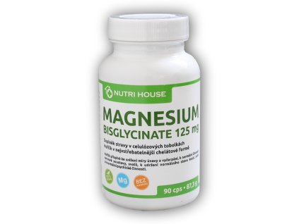 Nutri House Magnesium Bisglycinate 125mg 90cps