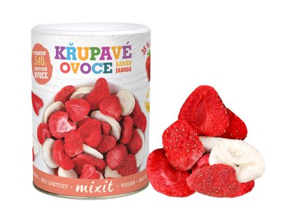 Mixit Křupavé ovoce - Banán Jahoda 80g