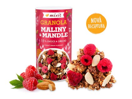 Mixit Granola z pece - Maliny a mandle 440g