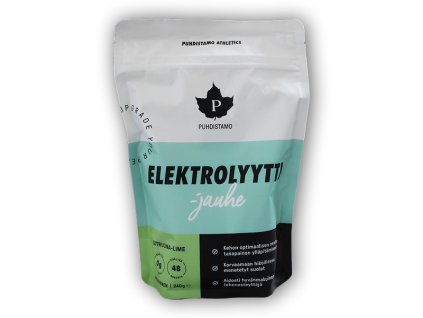 Puhdistamo Electrolyte Powder 240g (Varianta lemon-lime)