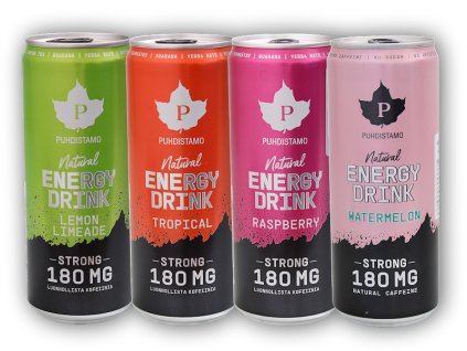 Puhdistamo Natural Energy Drink STRONG 330ml (Varianta lemon)