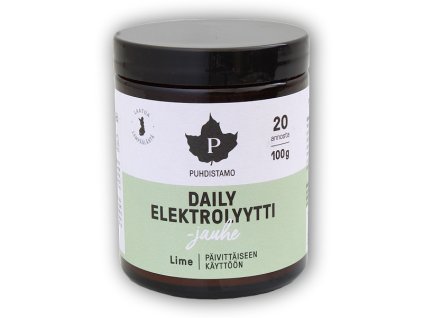 Puhdistamo Daily Electrolyte Powder 100g (Varianta jahoda)