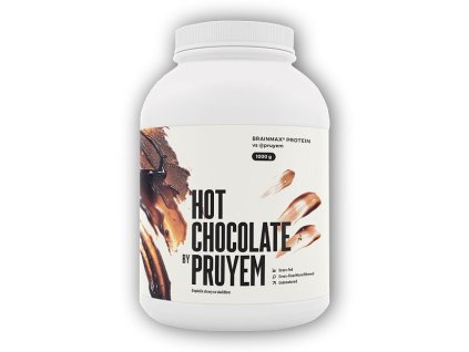 BrainMax PRUYEM Protein, Hot Chocolate, syrovátkový protein 1000g (Varianta horká čokoláda)