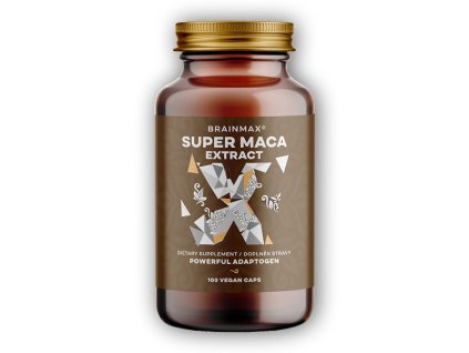 BrainMax Super Maca extrakt 700mg 100 rostlinných kapslí