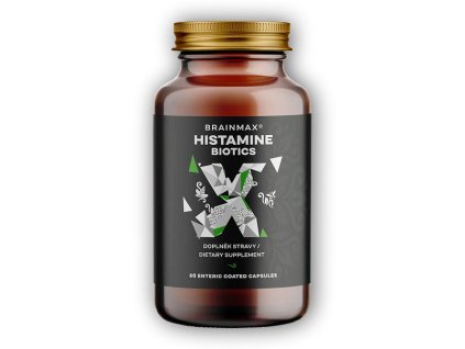 BrainMax Histamine Biotics, Histamin Probiotika 60 enterosolventních kapslí