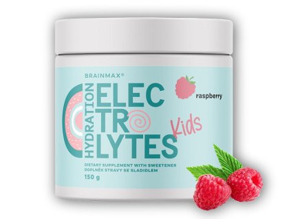 BrainMax KIDS Hydratační elektrolyty 150g (Varianta malina)