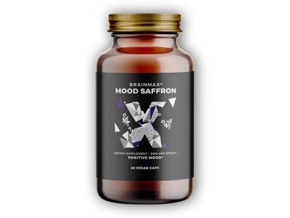 BrainMax Mood Saffron 60 rostlinných kapslí