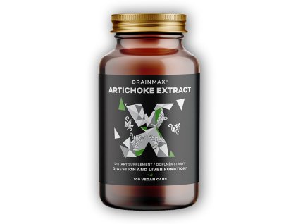 BrainMax Artichoke Extract 500mg 100 rostlinných kapslí