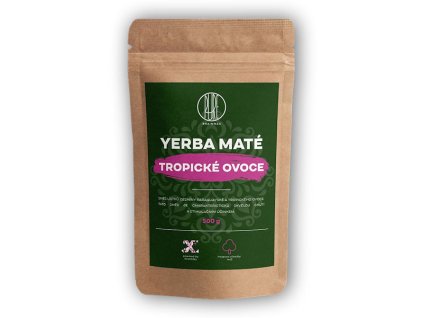 BrainMax Pure Yerba Maté Tropické ovoce 500g
