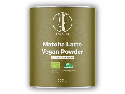 BrainMax Pure Matcha Latte Vegan BIO 300g