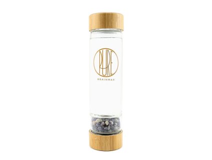 BrainMax Pure Skleněná láhev s ametystem 500ml