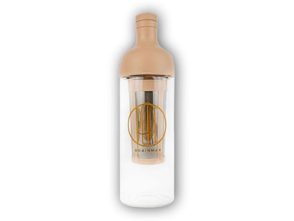 BrainMax Pure Láhev na přípravu Cold Brew 750ml - světle hnědá