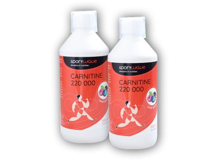 Sportwave 2x L-Carnitine 220000 500ml (Varianta lesní plody)