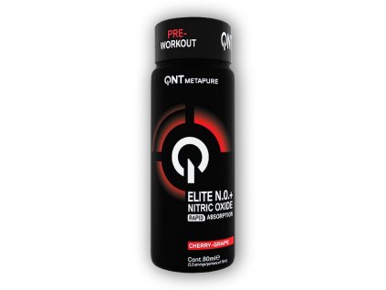 QNT QNT NO+ Elite (Pre-workout) shot 80ml (Varianta cherry-grape)