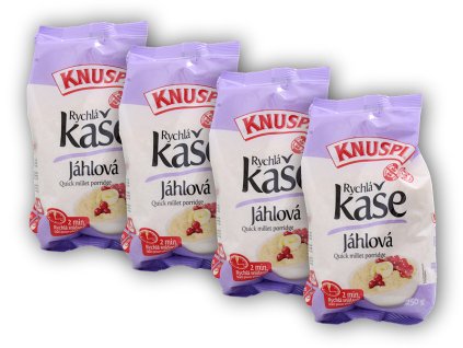 Knuspi 4x Rychlá kaše jáhlová 250g