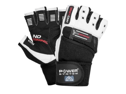 Power System PowerSystem rukavice NO COMPROMISE (Varianta white black L)