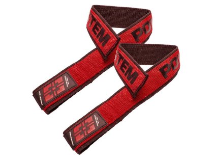 Power System LIFTING STRAPS DUPLEX trhačky - 3401 (Varianta black-red)