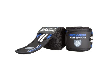 Power System Bandáže na kolena KNEE WRAPS 7,5 x 200cm (Varianta blue)