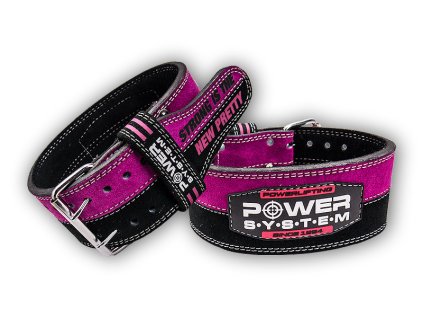 Power System Powersystem STRONGFEMME opasek powerlifting (Varianta pink XS 52-71cm)