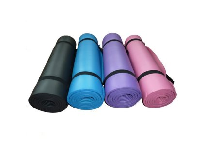 Power System Cvičební podložka FITNESS YOGA MAT PLUS (Varianta black)