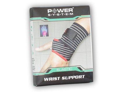 Power System Bandáže na zápěstí WRIST SUPPORT black