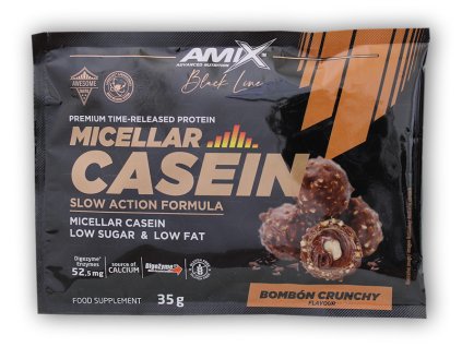 Amix Black Line Black Line Micellar Casein 35g AKCE (Varianta bombón crunchy)