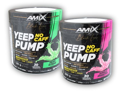 Amix Black Line Black Line Yeep Pump NO CAFF 345g (Varianta jungle monster)