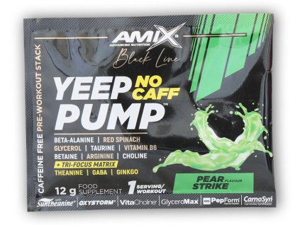 Amix Black Line Black Line Yeep Pump NO CAFF 12g (Varianta jungle monster)