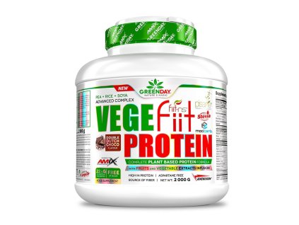 Amix GreenDay VegeFiit Protein 2000g (Varianta double chocolate)