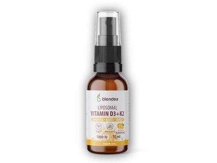 Blendea Blendea Lipozomální Vitamin D3+K2 sprej 10ml