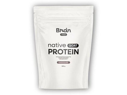 BrainMax Native Goat Protein 500g (Varianta ledová káva)