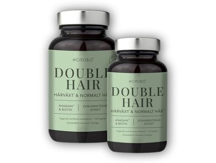 Nordbo Double Hair 120 kapslí + 60 kapslí ZDARMA (Vlasy)
