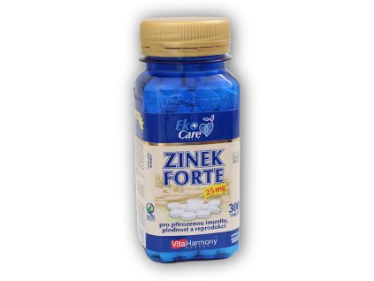 VitaHarmony Zinek Forte 25mg 300 tablet
