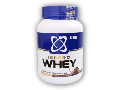 USN IsoPro whey protein isolate 900g (Varianta jahoda)