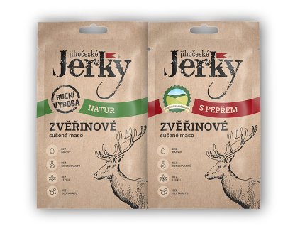 Jihočeské Jerky Jihočeské jerky zvěřinové 20g (Varianta natur)