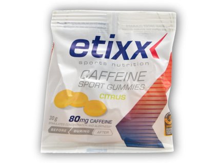 Etixx Sport gummies s kofeinem citrus 30g