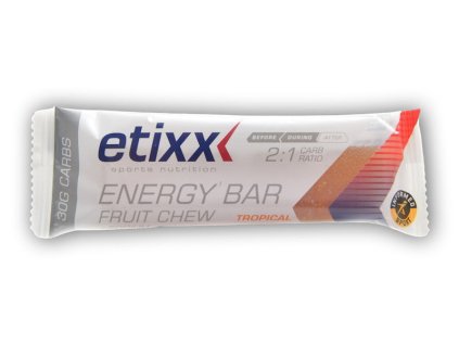 Etixx Energy bar fruit chew 38g (Varianta červené ovoce)