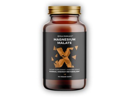 BrainMax Magnesium Malate 90 rostlinných kapslí