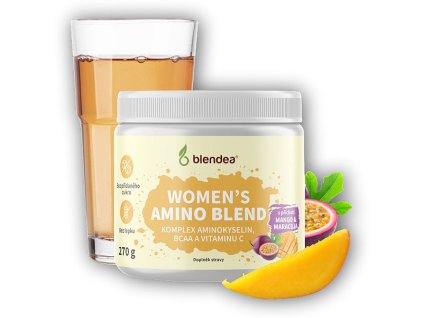 Blendea Blendea Women\'s Amino Blend BCAA + Vitamin C 270g (Varianta mango maracuja)