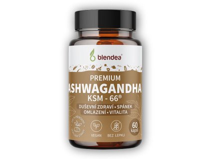 Blendea Blendea Ashwagandha KSM-66 60 kapslí