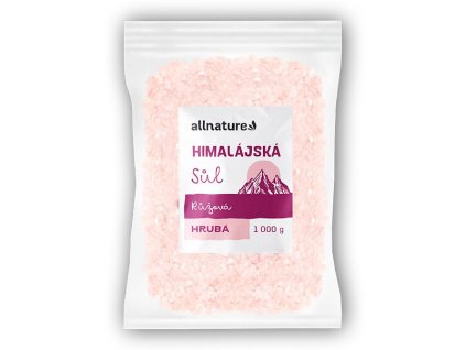 Allnature Himalájská sůl růžová hrubá 1000g