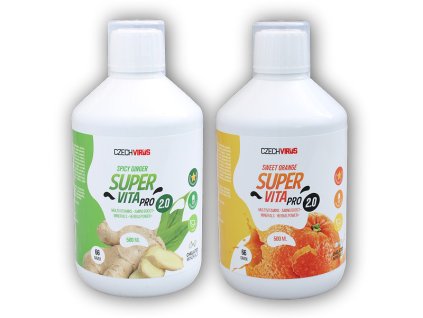 Czech Virus Supervita PRO V2.0 500ml (Varianta spicy ginger)