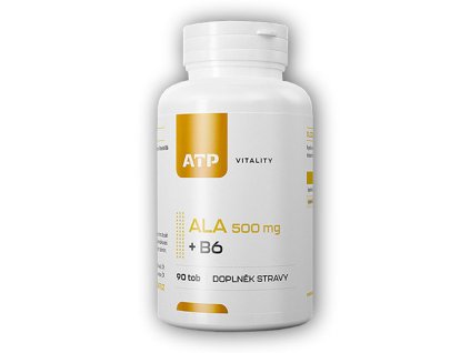 ATP Vitality ALA 500mg + B6 90 kapslí