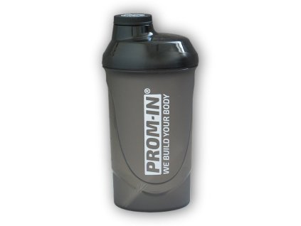 PROM-IN Šejkr We build your body 600ml (Varianta černý černé víčko)