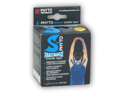 Phyto Performance S-biokinetik stretch tape 5cm x 5m tejpovací páska (Varianta tmavě modrá)