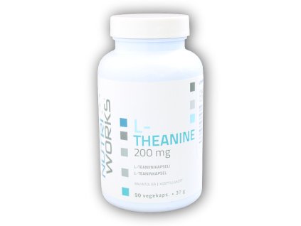 Nutri Works L-Theanine 200mg 90 kapslí