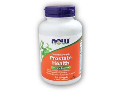 NOW Foods Prostate Health Clinical Strength (zdraví prostaty) 90 softgelových kapslí
