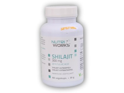 Nutri Works Shilajit 300mg 60 kapslí